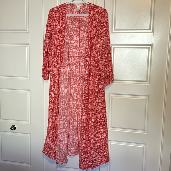 Long sleeved floral wrap dress - Picture 1 of 3